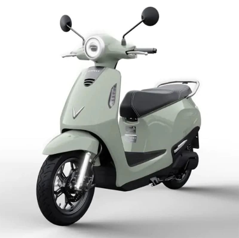 OLIVE GREEN VINFAST ELECTRIC SCOOTER